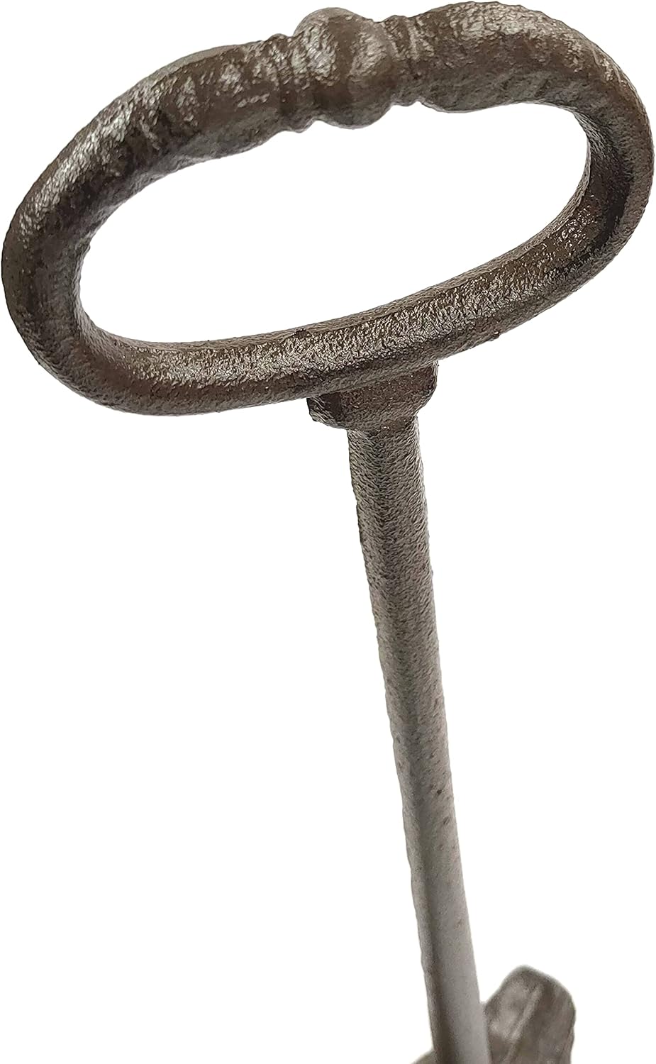 Black Ginger Heavy Duty Cast Iron Door Stop with Duck Design | 51cm Long Handle | 3kg