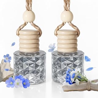 Car Air Freshener-Celestial Linen Scent Car Fresheners Long Lasting Essential Oil Car Diffuser- Cute Car Accessories for Women Interior without Methyl Carbitol&Hexylene Glycol