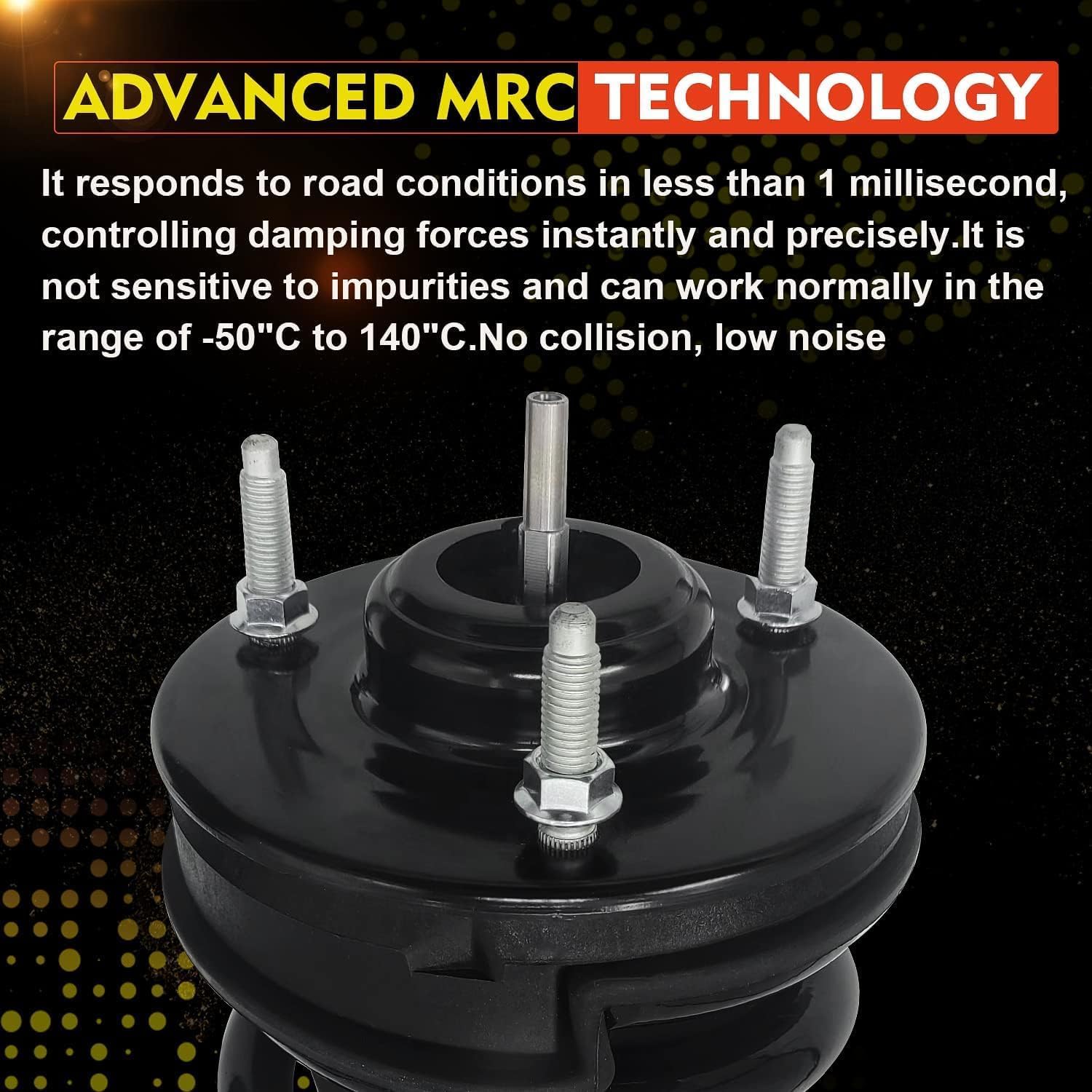 19353951 580-435 2 PCS Front Shock Strut Absorber Compatible with Cadillac Escalade EXT ESV Fits for Chevy Silverado Tahoe Suburban for GMC Sierra Yukon XL 2007-2014