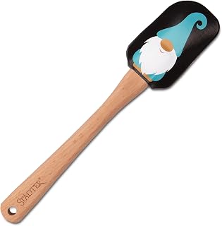 STÄDTER 504271 - Espátula de madera y silicona (25 cm), color negro y madera
