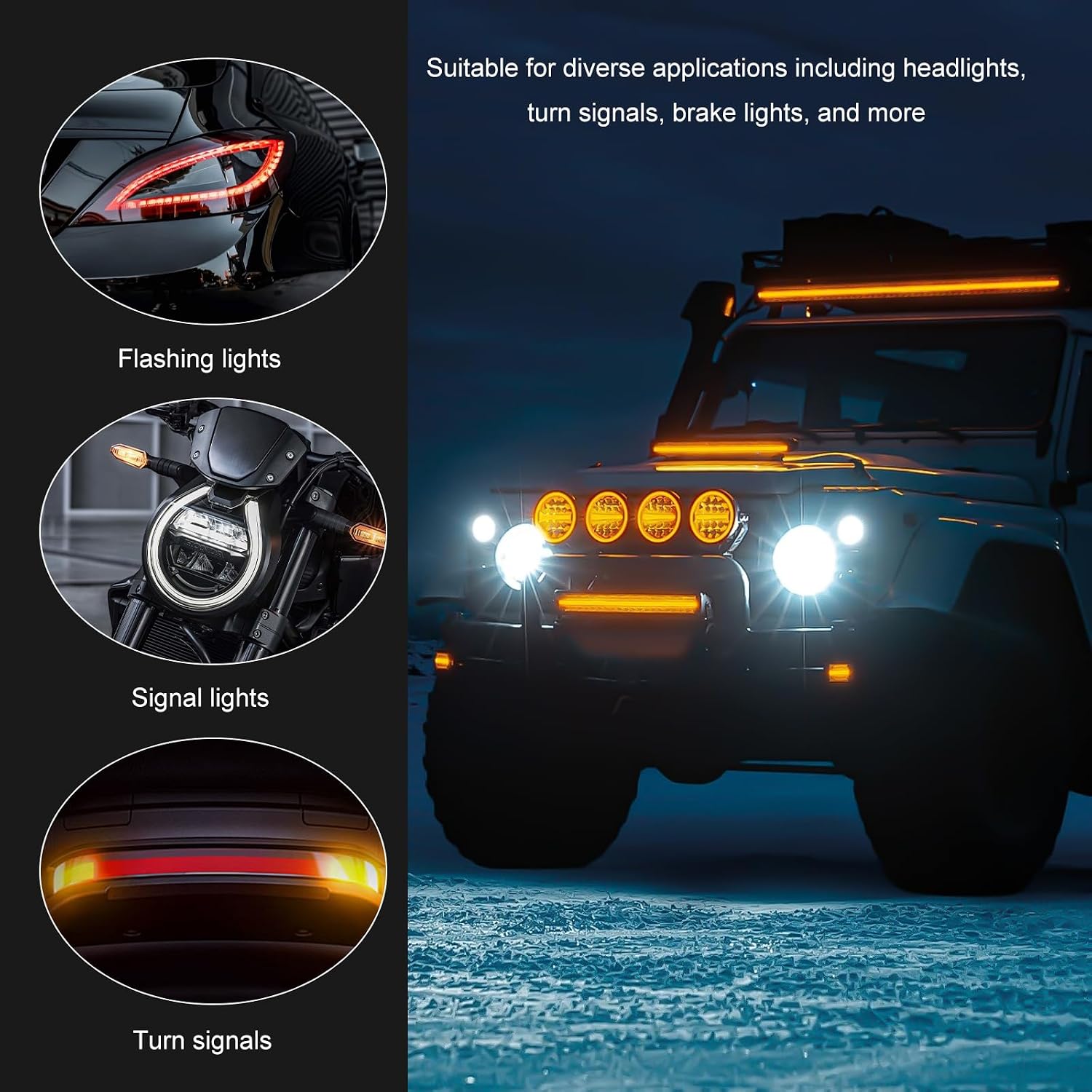 Sun Walker EP27 FL27 LED Electronic Flasher Relay, 5-Pin Flasher Relay for Turn Light Hyper Flash Fix, 12V Hazard Warn Indicator Blinker Relays for F150 Ranger Edge Navigator