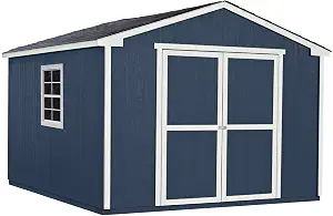 Handy Home Products Charleston Value Gable 10x12 Wooden Storage Shed with Floor