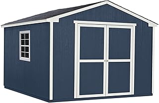Handy Home Products Charleston Value Gable 10x12 Do-It-Yourself Wooden Storage Shed, 2x3 framing- Does not Include Floor kit or Paint