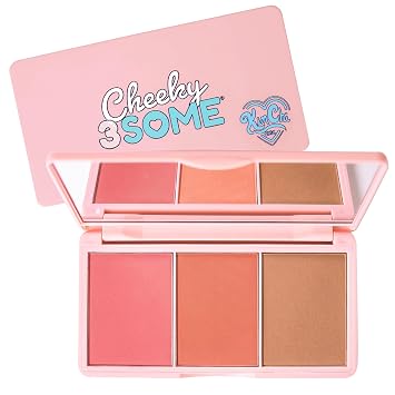 KimChiChic Beauty Cheeky 3Some Blush Trio, Blush Makeup Palette with 3 Colors, Use Individually or Blend All Shades for Custom Look, 03 Bonita Senorita, 0.47 oz
