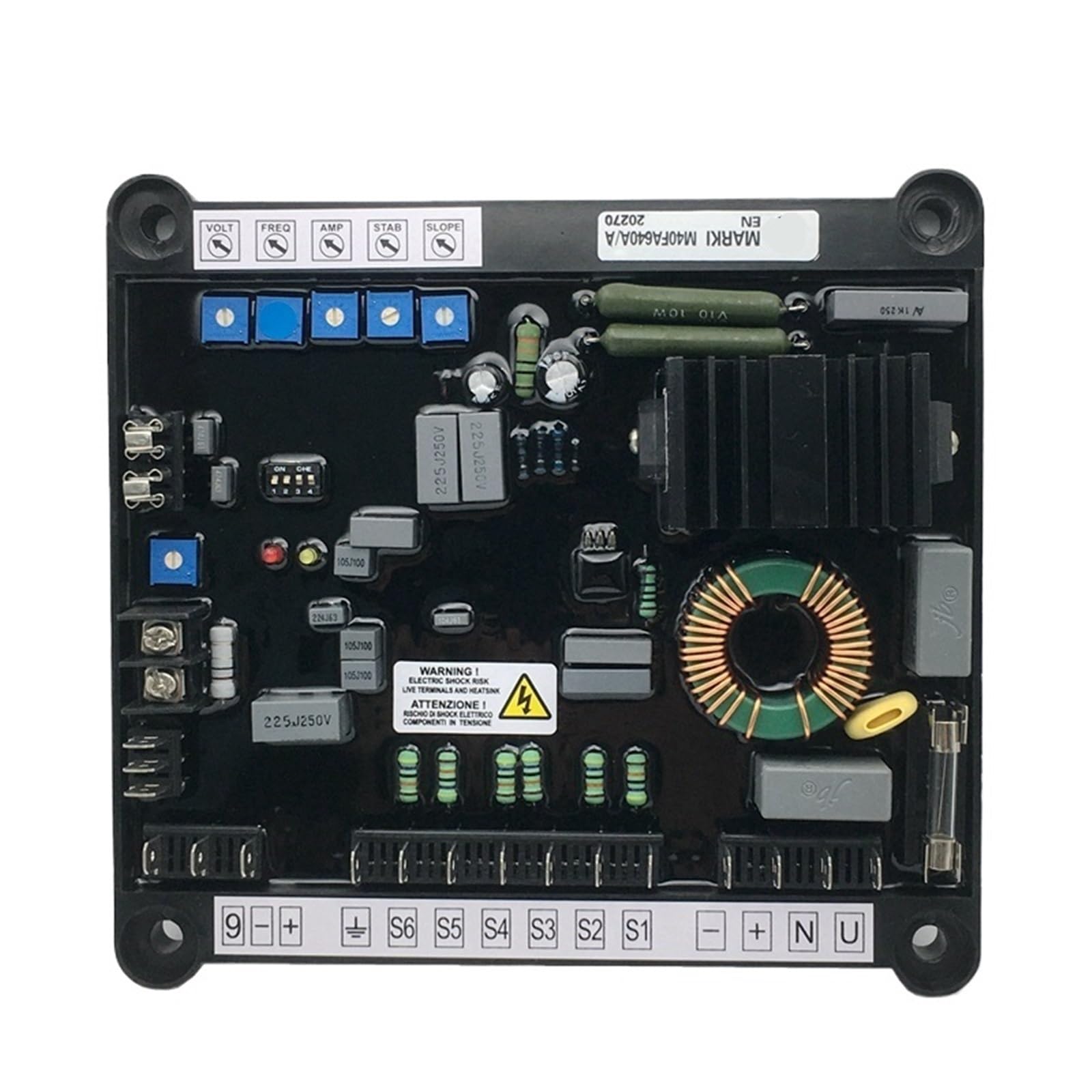 Generator AVR M40FA640A M16FA655A Automatic Voltage Regulator Stabilizer Genset Parts 1Pcs(M40FA640A)