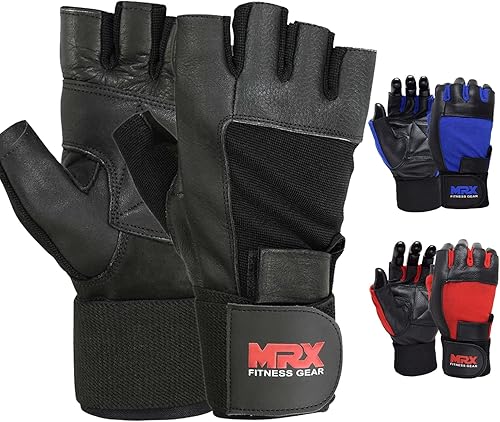 MRX Guantes de levantamiento de pesas Gimnasio Fitness Ejercicio Culturismo Entrenamiento Power