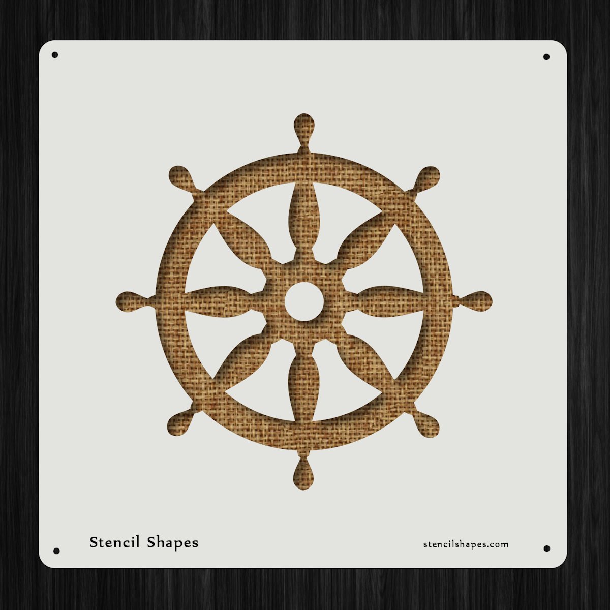 Ship Wheel Stencils