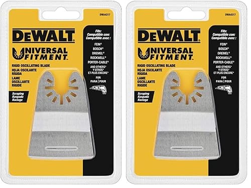 DEWALT Cuchilla oscilante para herramientas, raspador rígido (DWA4217) (paquete de 2)