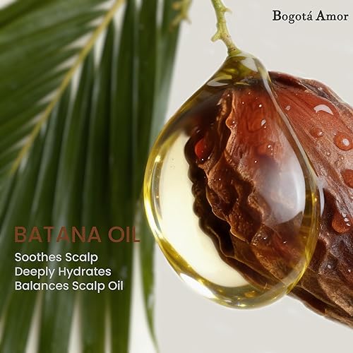 Miniatura 5 de Dr.Healdy Bogota Amor Shampoo  Cuidado del cabello anticaspa seca para hombres, aceite de batana, hidratante, tratado con color, seguro para cabello