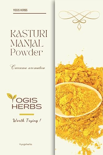 Miniatura 3 de KASTURI MANJAL - Polvo prémium (cúrcuma aromáticacúrcuma silvestre) fresco y puro, 8.82 oz, para baño, belleza y cuidado de la piel