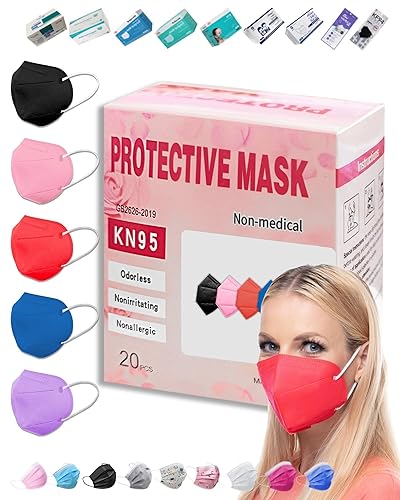 Miniatura 9 de EBAT 50 máscaras faciales de seguridad desechables de 3 capas de tela no tejida, para salud personal, transpirables y cómodas