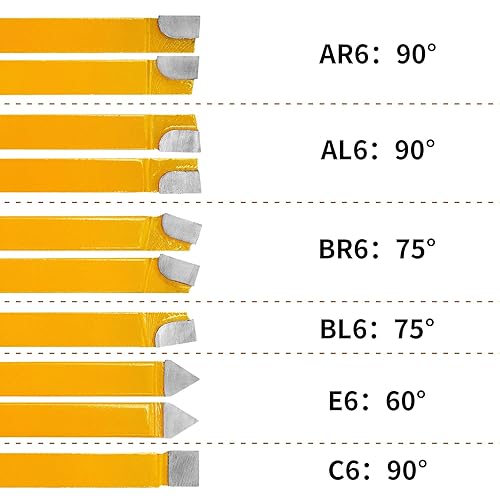 Miniatura 3 de 20 piezas 38 "punta de carburo con punta de cortador de broca de corte conjunto para herramientas de torno de metal.