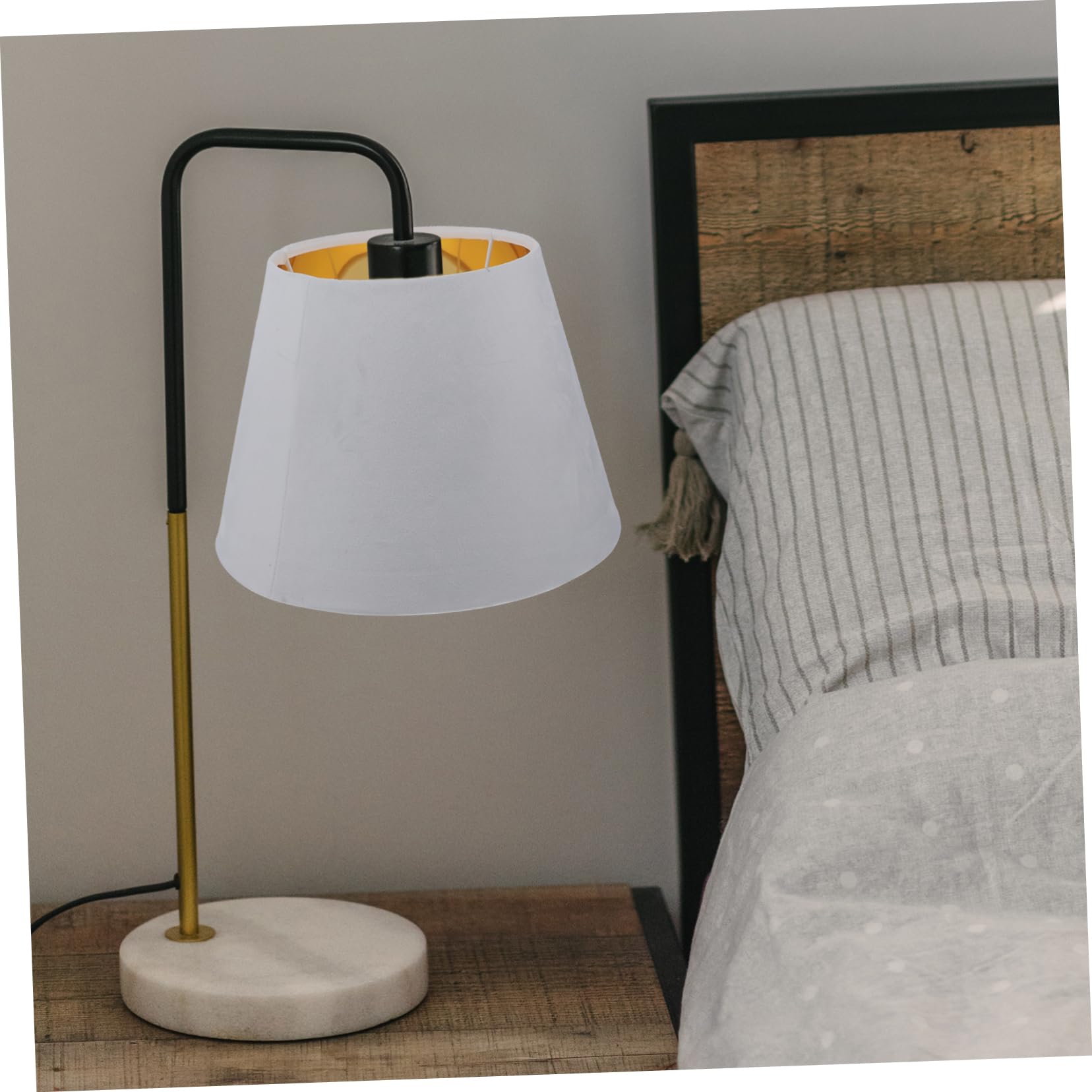 Lampenschirm Lichtabdeckungen Für Beleuchtungskörper Lampenabdeckungen Für Wandleuchten Standlichtabdeckungen Tischleuchte Kandelaber-glühbirnen Droplight Schatten Samtstoff Weiß