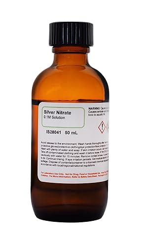 ALDON Solución de nitrato de plata Innovating Science, 0.1M, 1.7 fl oz - The Curated Chemical Collection