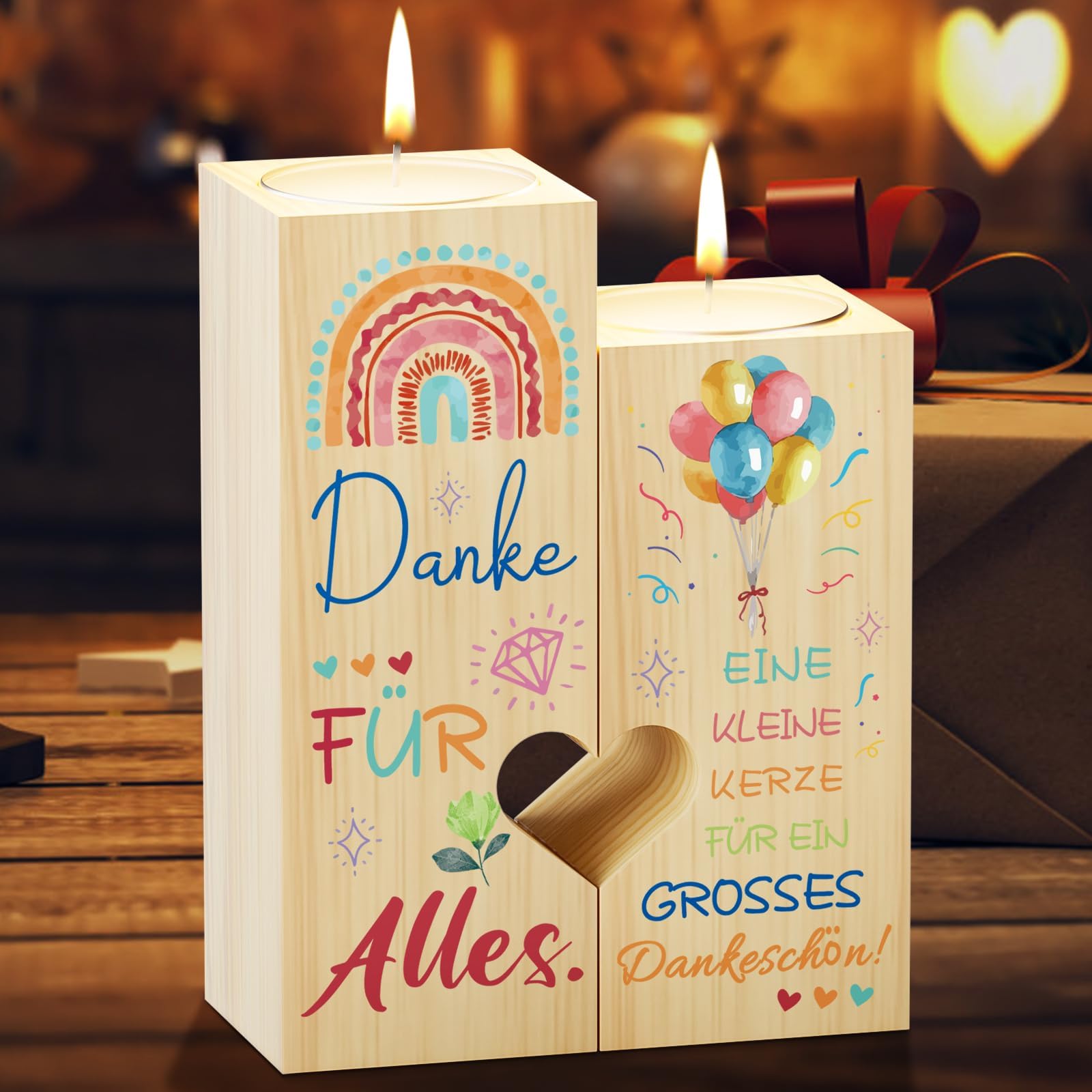 Keramik Duftkerze Für Erzieherin - Danke Geschenk Mit Gravur