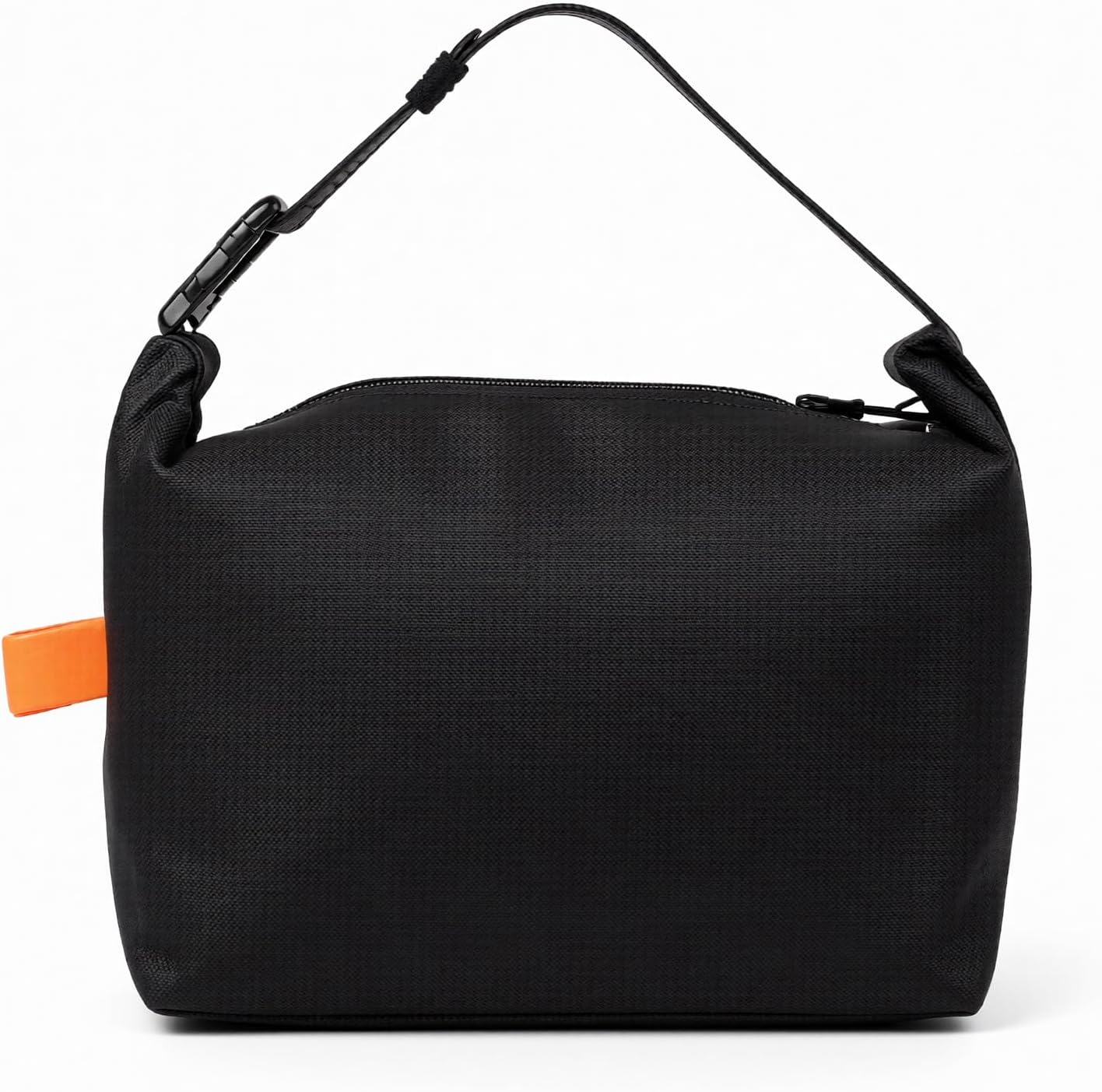 Foldable Insulated Lunch Bag for Work, 12L High Capacity Reusable & Leakproof Cooler Tote - Fresh Keep Thermal Lunch Box for Men, Women, Office, Picnic, Hiking, Black