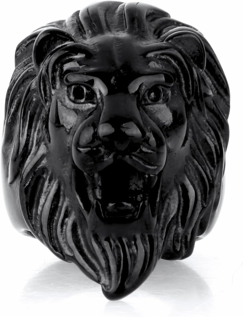 COPAULJewelry Punk Rock Men's Stainless Steel Rings, Animal Style