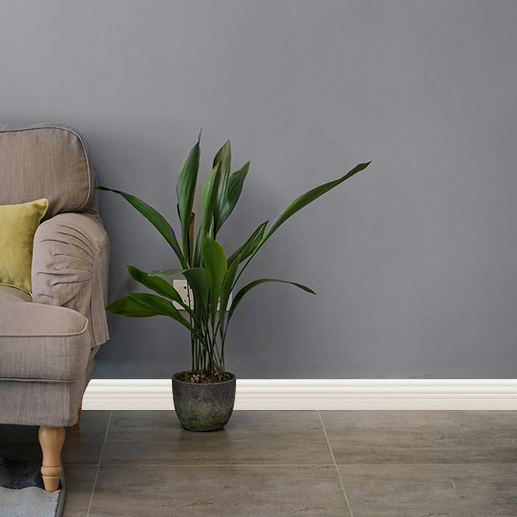 Snapklik.com : Coengwui Peel And Stick Hardened Baseboard Trim