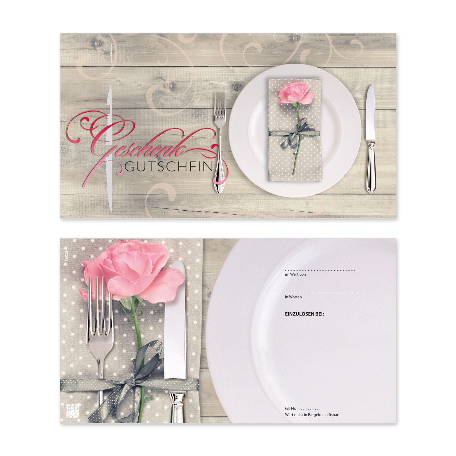 100 Gutscheine. Geschenkgutscheine für Restaurants Gasthäuser Gastronomiebetriebe. Restaurantgutscheine.