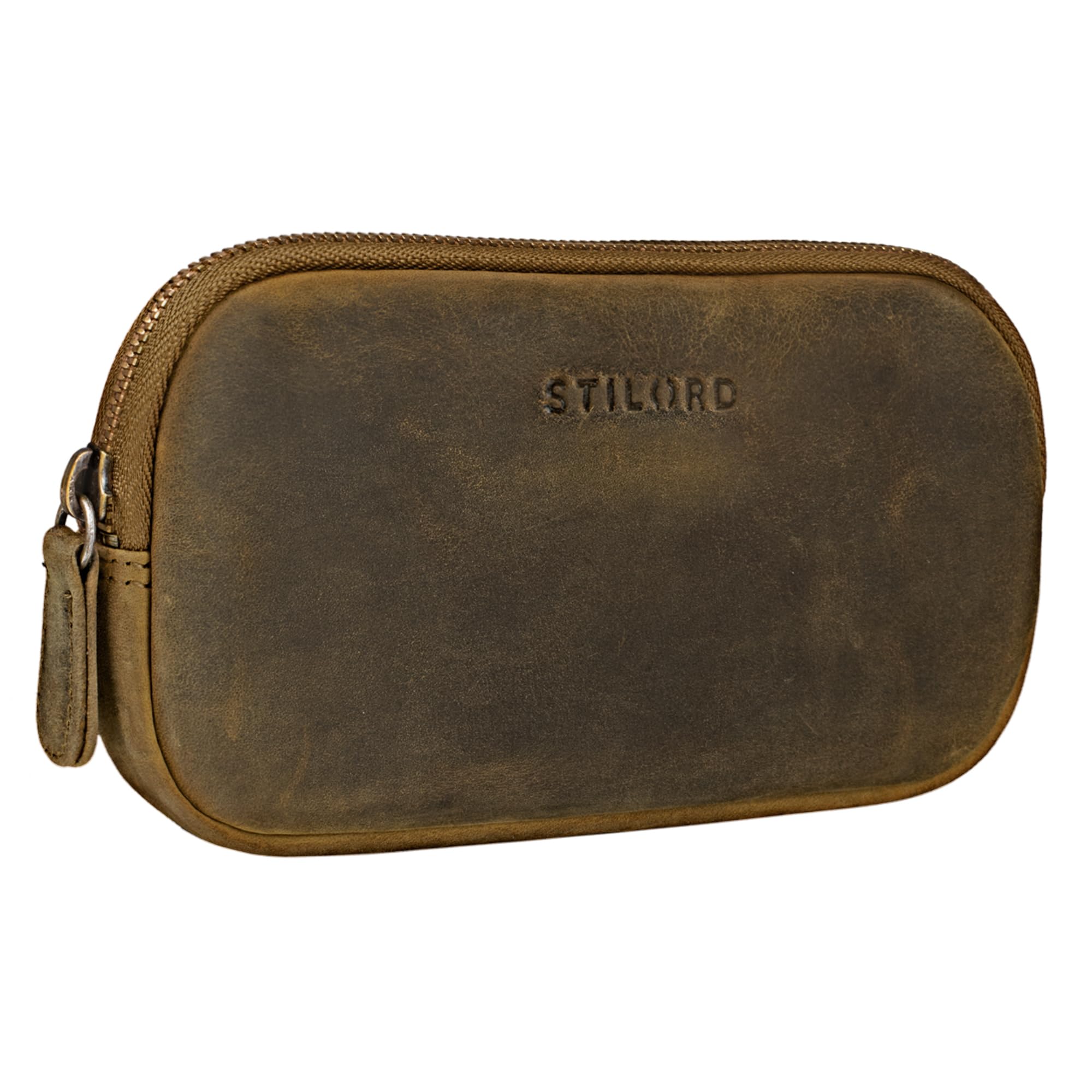 STILORD MIKE SMALL LEATHER POUCH VINTAGE FOR MEN WOMEN IDEAL AS PENCIL CASE  COSMETIC BAG COIN PURSE KEY CASE ORGANIZER BAG IN GENUINE  LEATHER-Freehip.co.kr