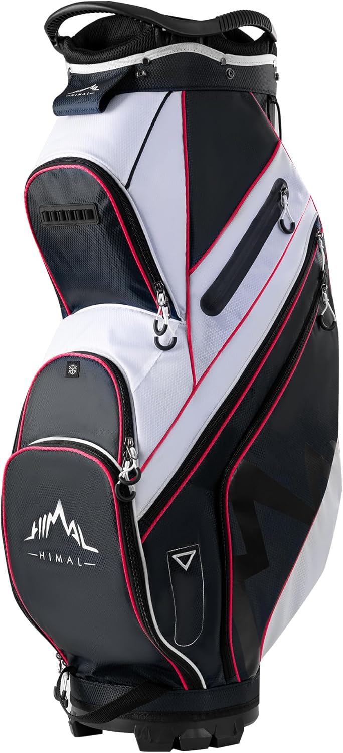 14-Way Golf Cart Bag with Organizer Divider & Rain Cover