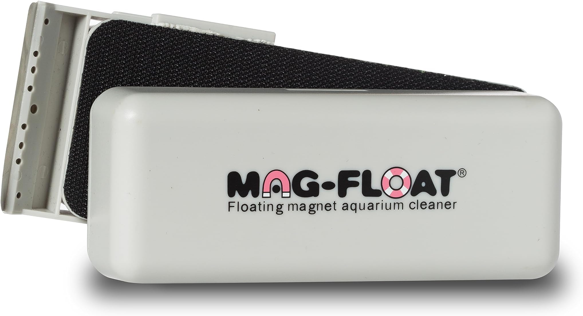 Mag-Float Extra Large Glass Floating Algae Scraper 500 w/Scraper Blade Attachment | Magfloat Magnetic Fish Tank Cleaner | Magnet Scrubber Brush Cleaning Tool for Aquarium