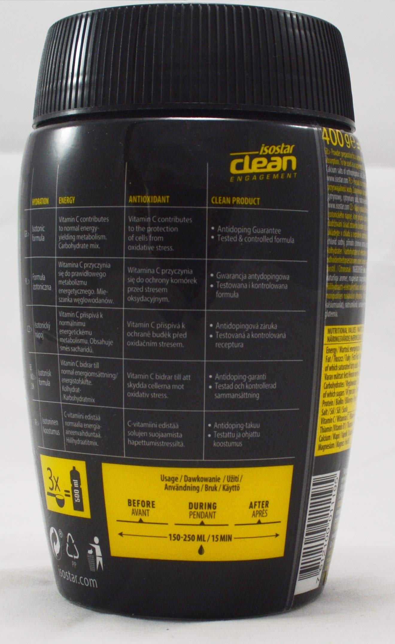 Isostar Hydrate & Perform 400G Estuche De 6 - Limón
