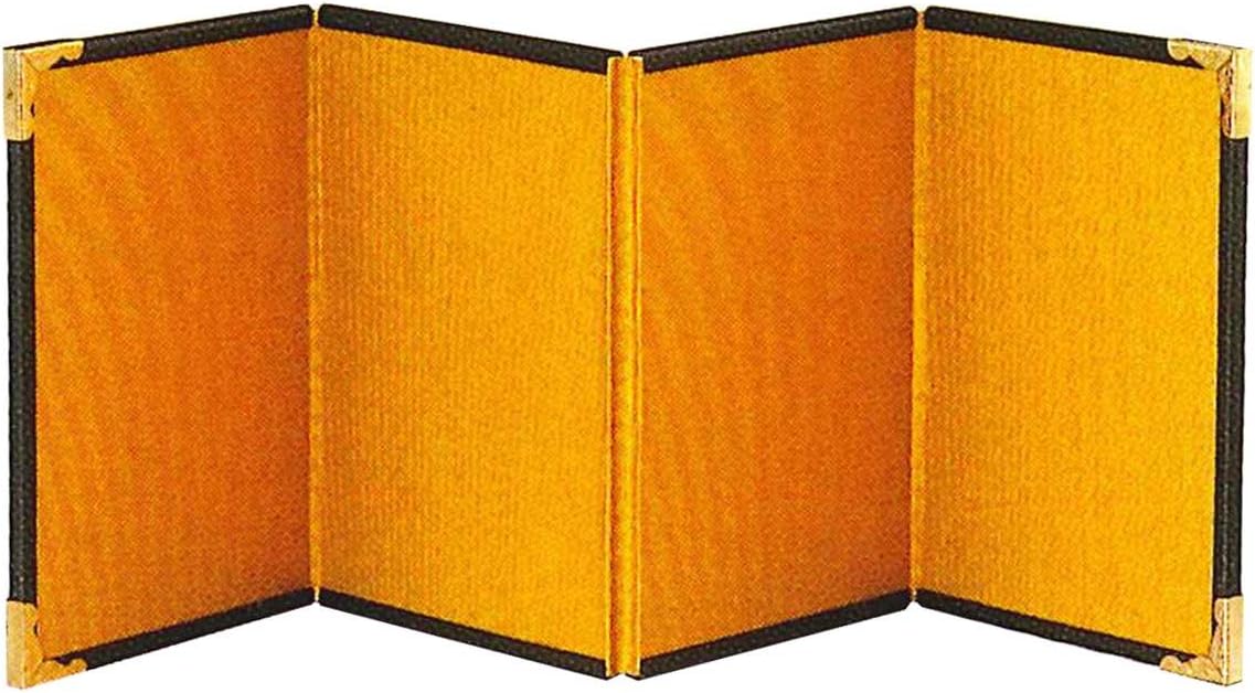 Panami NF-4007 Gold Folding Screen, Approx. 8.7 x 3.9 inches (22 x 10 cm) (4 Songs)