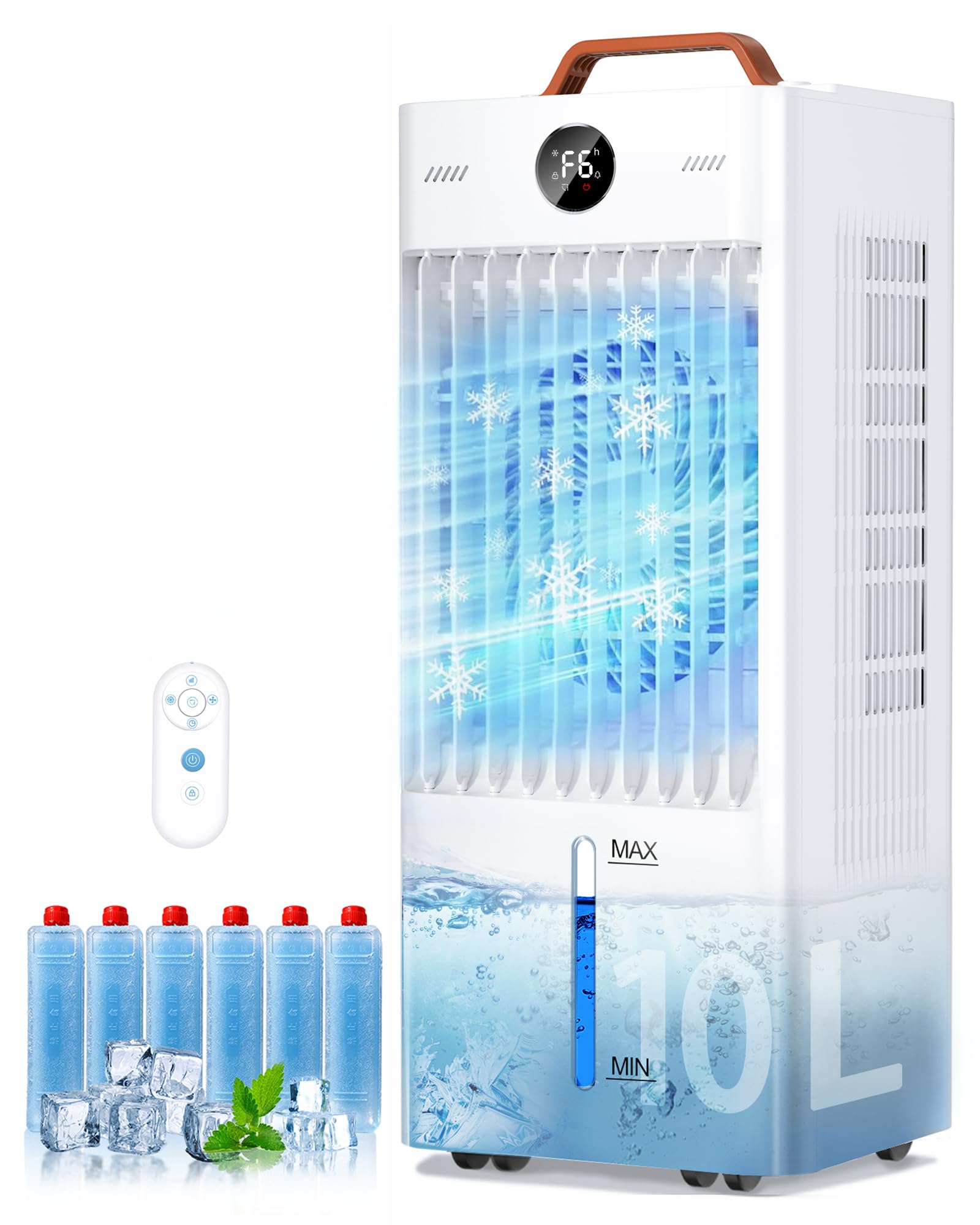 冷風機 強力 【2026業界NEWモデル冷風扇・三面吸風】大容量 10L水タンク Amazon | 2026 業界 NEW モデル 三面吸風冷風扇 Braveby 強力冷却