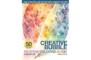 CozyColor Reverse Coloring Book: A Novel Way to Color