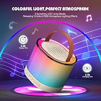 Gralal Mini Karaoke Gép 2 Mikrofonnal Bluetooth Gyerekeknek 3-12 Év 5