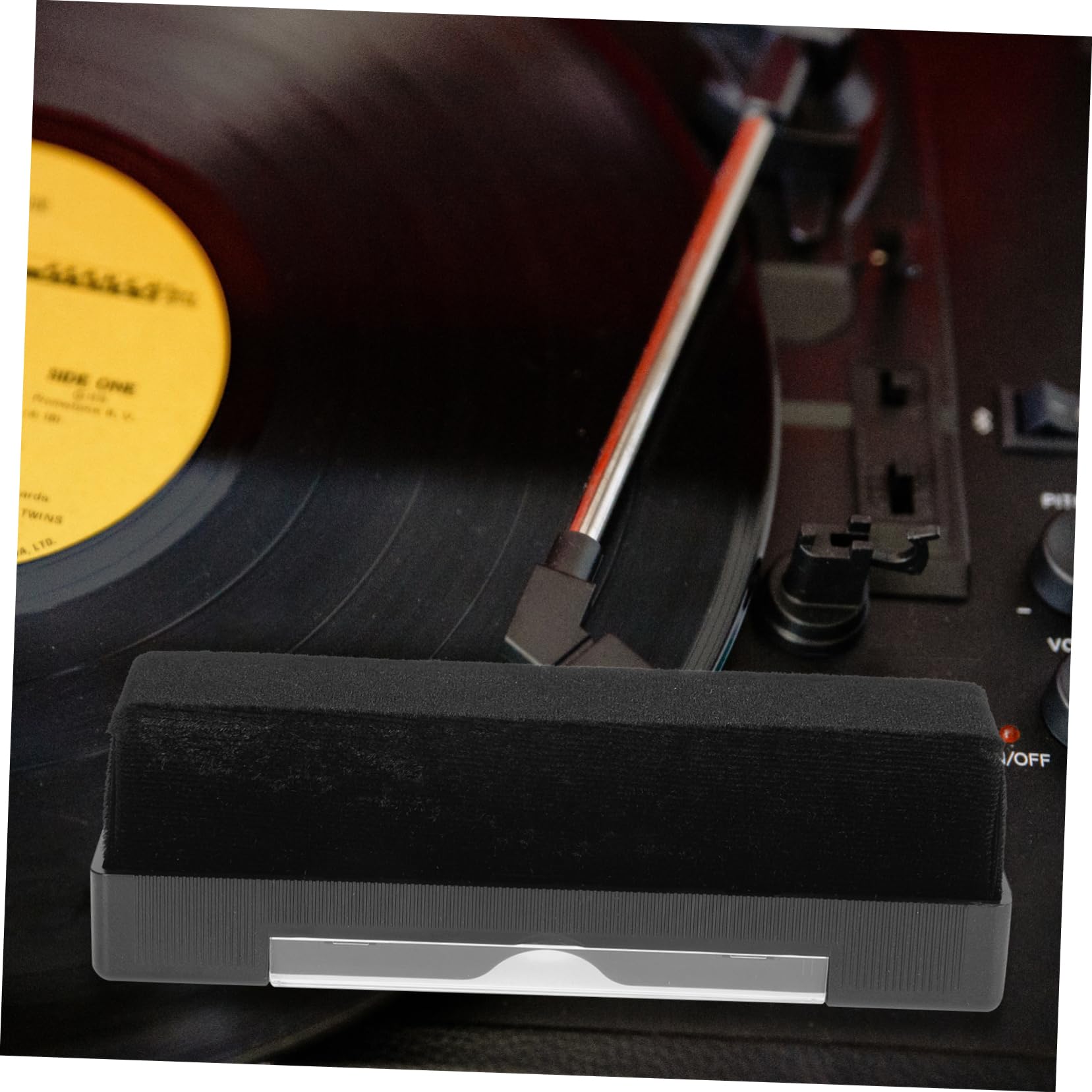 HEMOTON 4 Set Spazzola Per La Pulizia Dischi Spazzola Per La Pulizia Del Giradischi Detergenti Per Lenti Rimozione Di Record Antistatico Album Fotografico Cura Più Chiaro Plastica