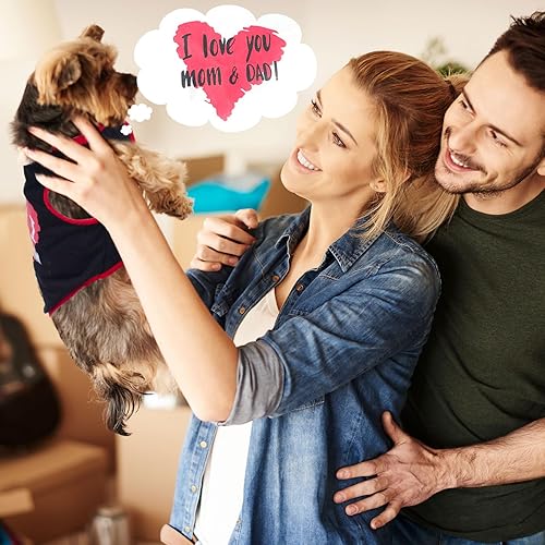 Miniatura 4 de HRTTSY Paquete de 3 camisas para perros pequeños, camisa de algodón suave para cachorros, ropa de verano para perros, juego de camisetas con