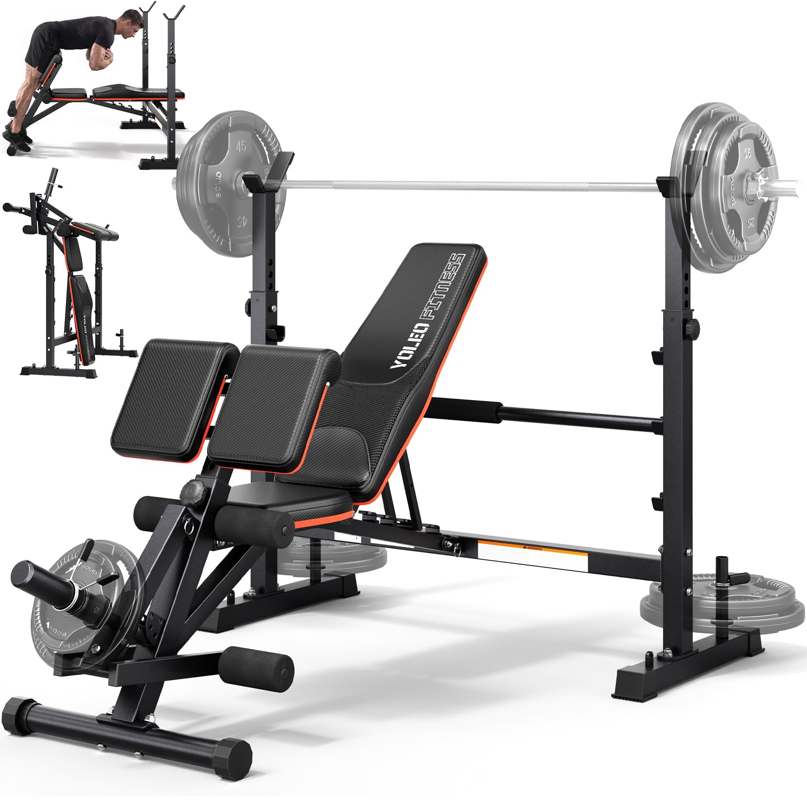 YOLEO 1+X Olympic Weight Bench