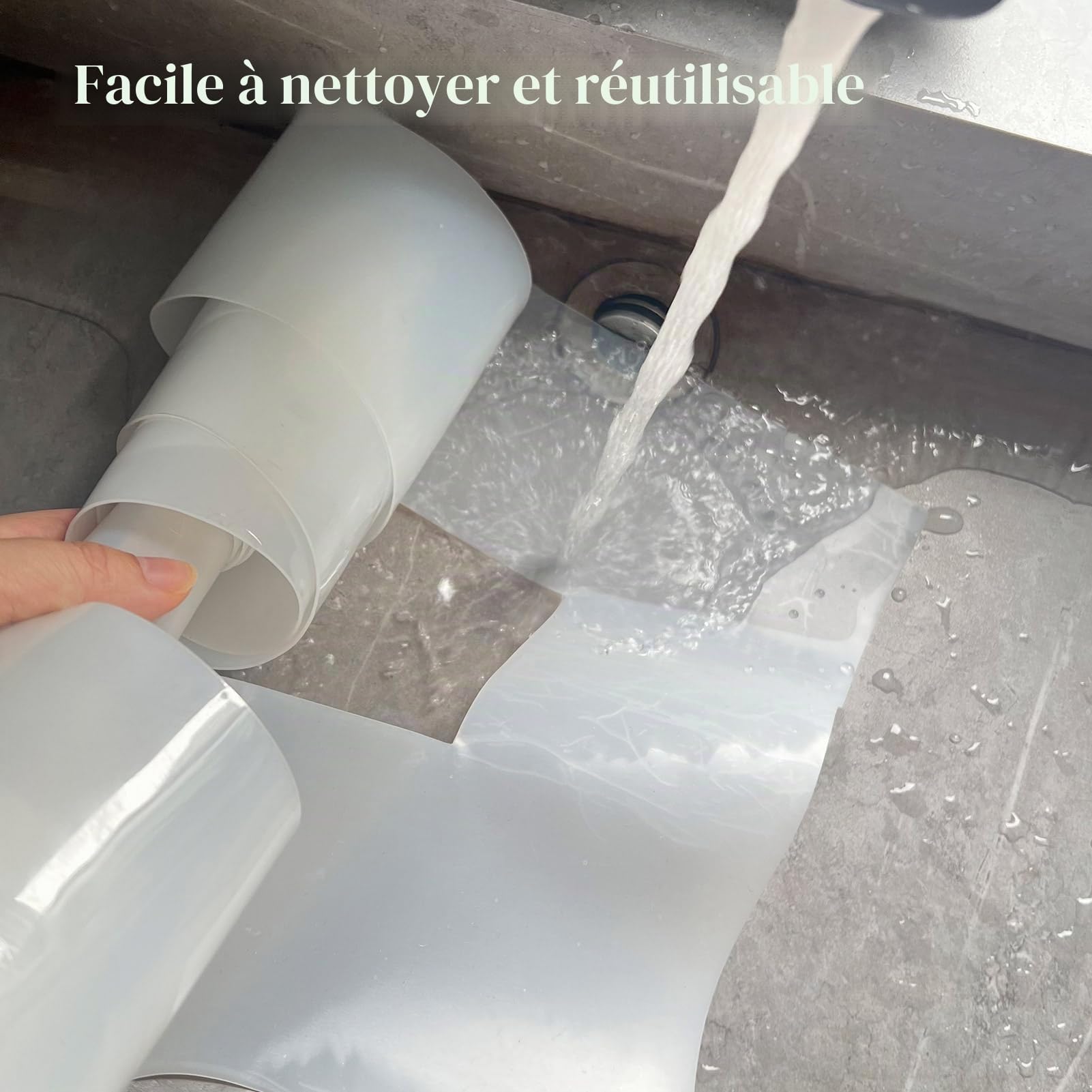 Pochoir de 2,54 x 223,52 cm pour parking, 2 packs de pochoirs pliables en silicone réutilisables pour la peinture de lignes de parking et de trottoir pour revêtement en béton asphalte