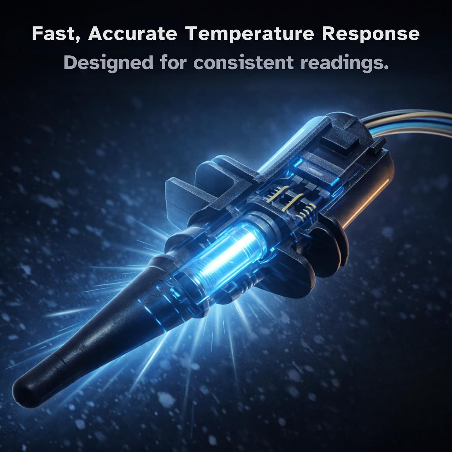 TwinkleTech Outside Ambient Air Temperature Sensor 328i, E30, E90, E46, 330i, 325i, 535i, 320i, 528i, E60, E39, 335i - Compatible with BMW 1 Series, 3 Series, 5 Series Car Temp Sensor w/Wire Pigtail