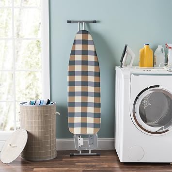 Ironing Cover - Ironing Board Cover | Iron Board Covers Fits All | Ironing Board Cover And Pad | Thick Padding Iron Board Replacement Cover With Elastic Edge For Ironing Board Resist Scorching And Sta