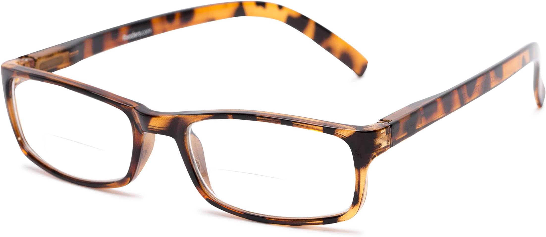 Readers.com Reading Glasses: The Vancouver Bifocal, Acetate rectangle Style for Men and Women