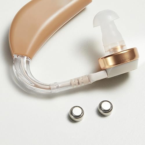 Vista 7 de Yaxa Basics Paquete de 60 baterías de zinc-aire tamaño 10 audífonos, 1.45 voltios, pestaña amarilla, 4 años de vida útil