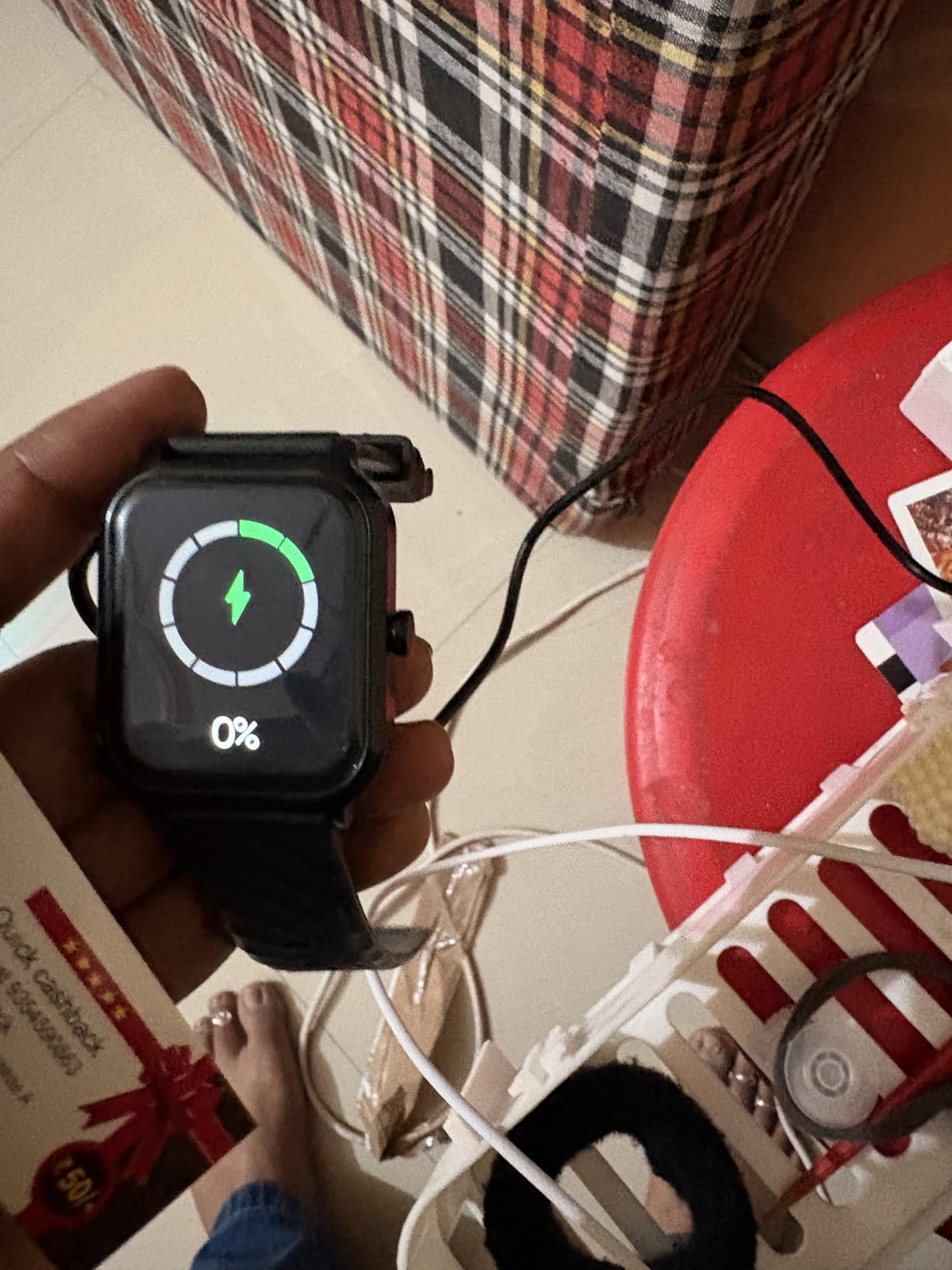 FASTRACK Smartwatch Charger Magnetic Charging Cable for Boat Xtend ...