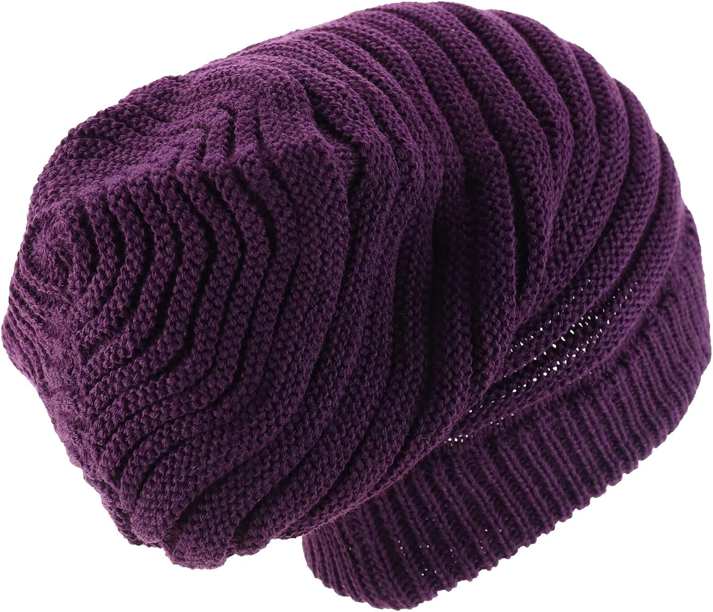 Armycrew Dreadlock Deep Crown Ribbed Long Knit Rasta Beanie - Image 3