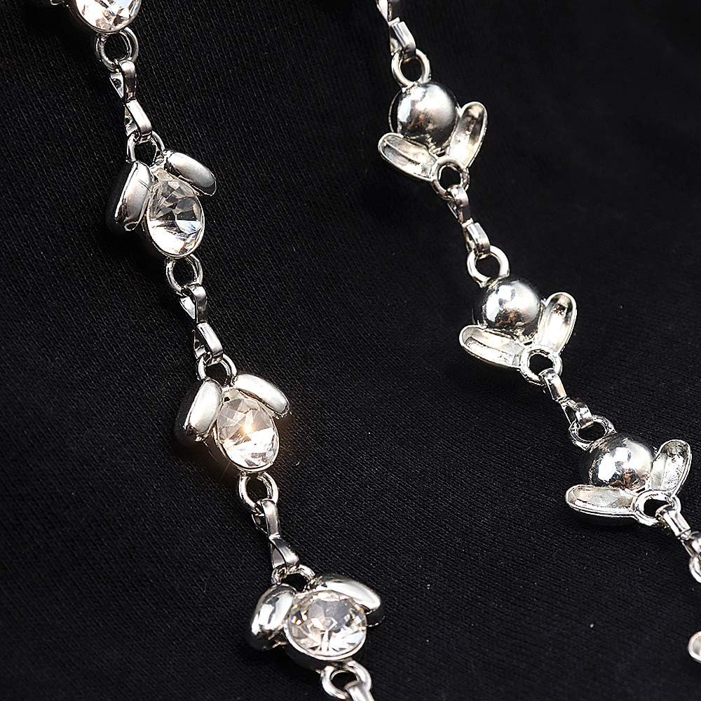 Glamorstar Chain Belt for Women Rhinestone Crystal Waist Belts for Dress Gift - Image 4