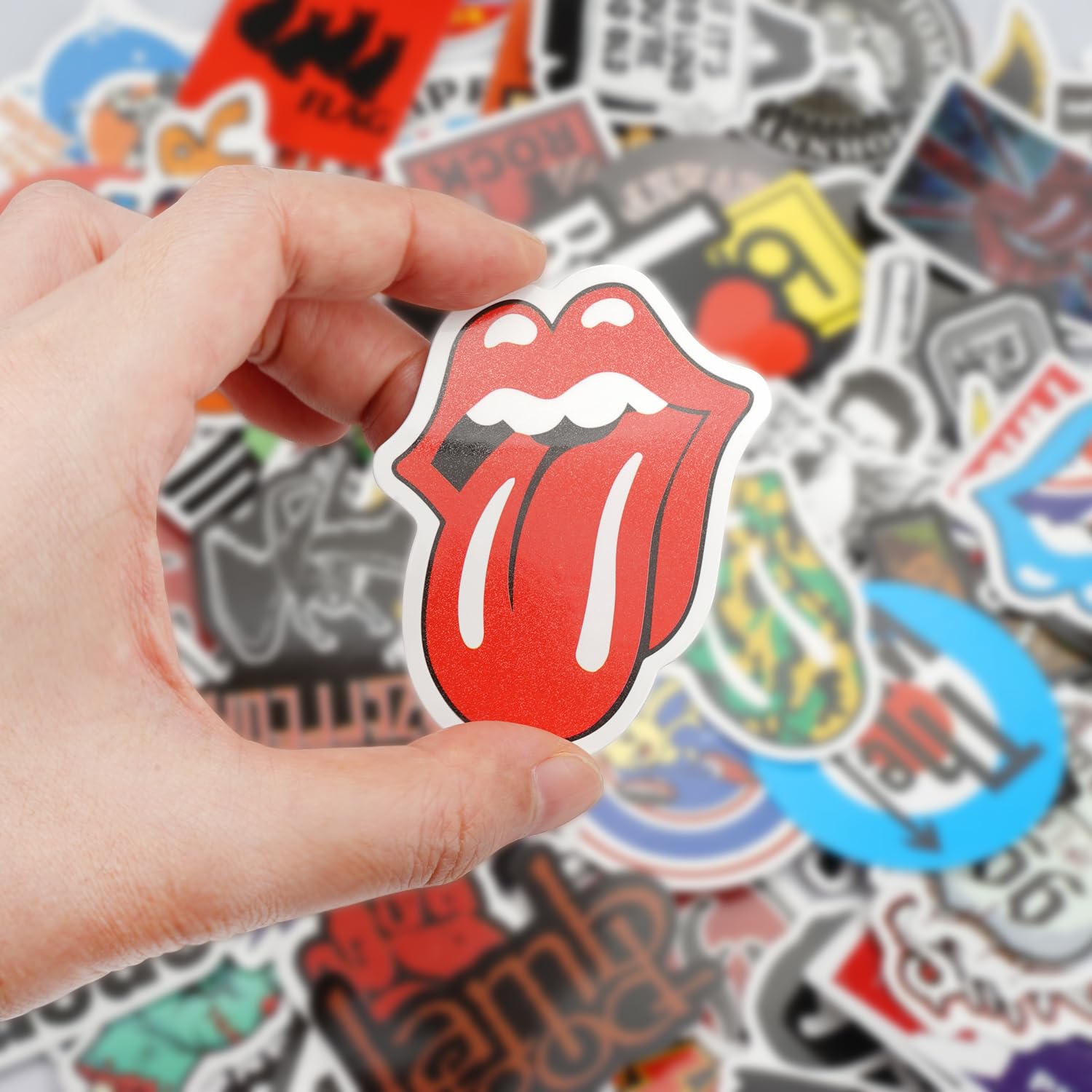 204 Pezzi Adesivi Stickers Band Vintage, Rock Band Classici, Punk Cool Vinile Impermeabili Sticker Bici, Pc Valigia per Laptop Chitarra Bagagli Auto Moto Skateboard