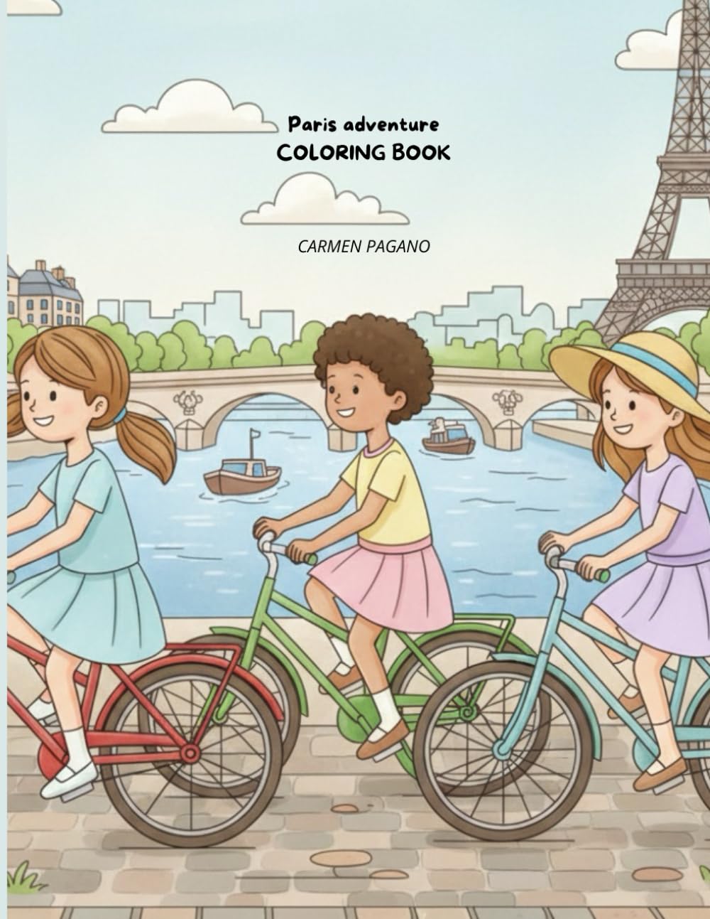 Paris adventure: Coloring book
