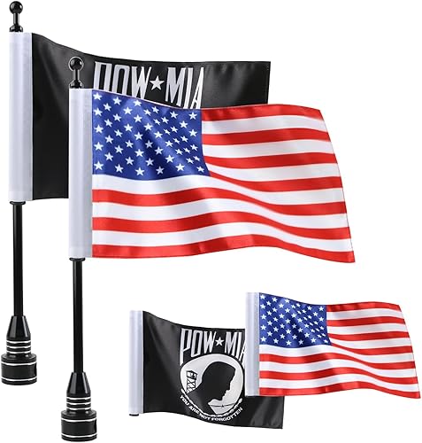 Motocicleta de color vivo resistente a la decoloración de 6 x 9 pulgadas con soporte de asta de bandera para Honda Goldwing CB VTX CBR Yamaha para