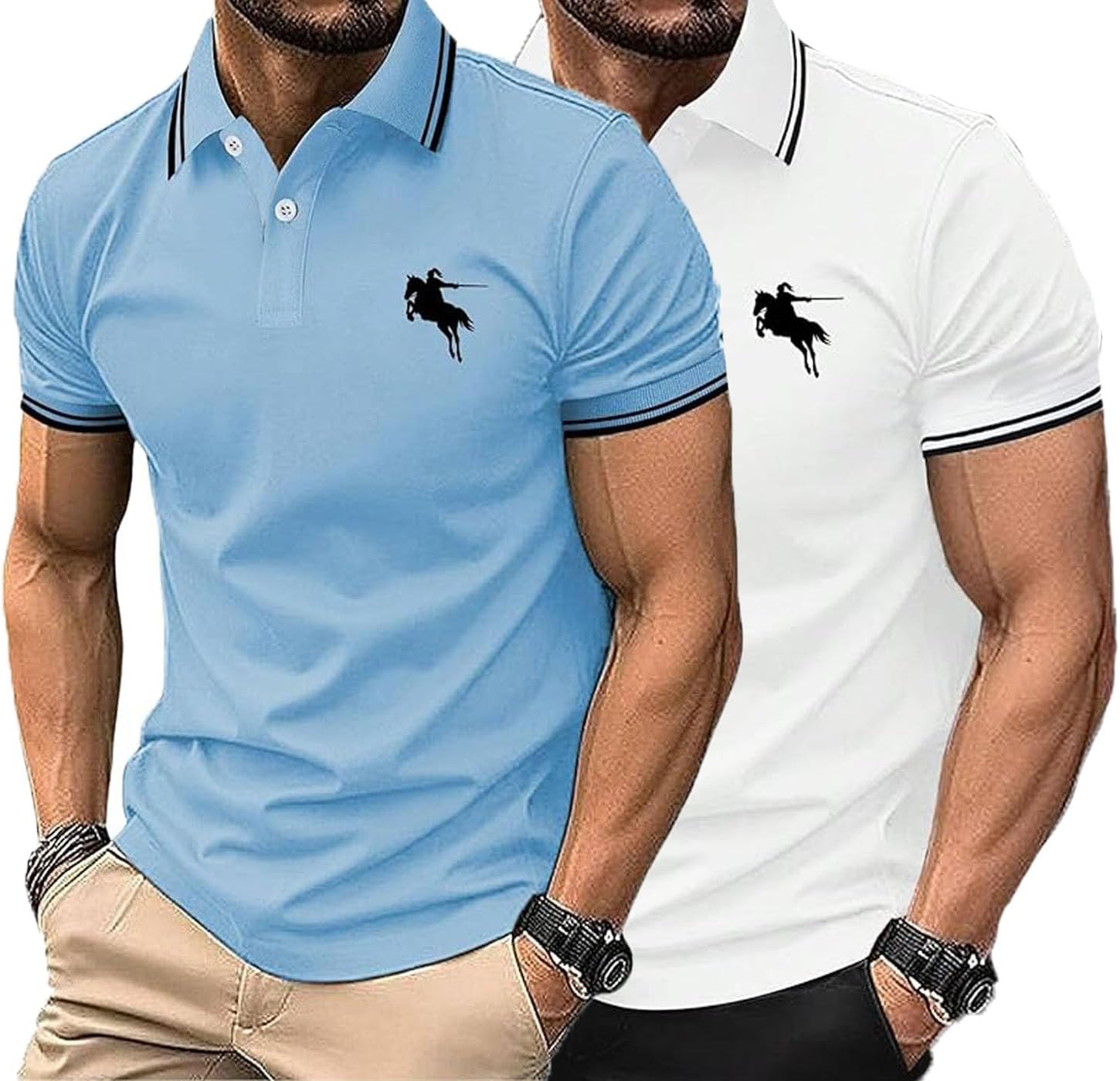 Lymio Polo T Shirt for Men || T Shirt for Man || Collar T Shirt Style Men (Packs Also Available) (Polo-18-21)