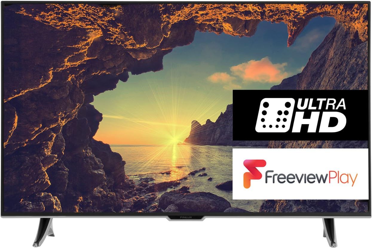 Finlux 43” 4K UHD Smart LED TV with Freeview Play (43-FUB-8022)