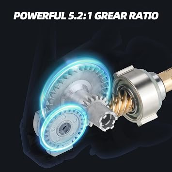 RUNCL Spinning Reel Billings 5.2:1 Gear Ratio, Max Drag 22.05 LB, Lightweight, Interchangeable Left/Right Hand, Ideal for Freshwater & Saltwater, Available in 2000, 3000, 4000, 5000 Models