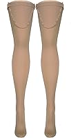 Vista 5 de Truform Medias quirúrgicas embolismo, medias altas de 18 mmHg, beige, grande, 2