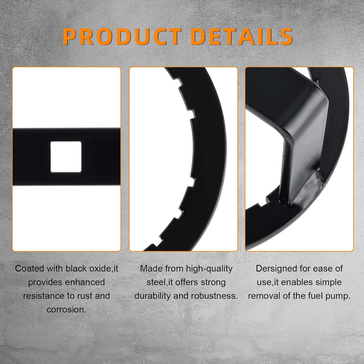 Fuel Pump Retaining Nut Install Removal Tool Compatible For Can-Am Commander 2011-2020 Maverick 2013-2020 Outlander 2009-2020 Renegade 2009-2016 500/800/1000